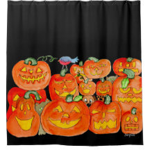 Halloween Jack-O-Lanterns met Dieren
