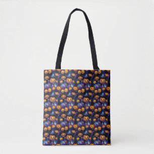 Halloween Jack-O-Lanterns Oranje pompoenen Tote Bag