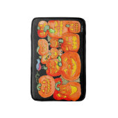 Halloween Jack-O-Lanterns with Animals Badmat (Voorkant Verticaal)