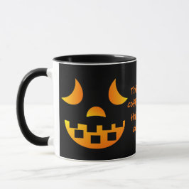 Halloween Jack-o'-lanttern Face Mok