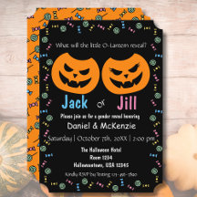 Halloween Jack of Jill O-Lantern Geslacht onthulle