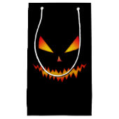 Halloween Jack O'Lantern gezicht cool eng kwaad Klein Cadeauzakje (Voorkant)