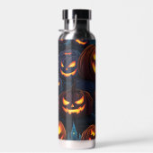 Halloween Jack o'Lantern Patroon Waterfles (Rechts)