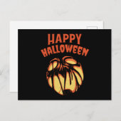 Halloween Jack o'Lantern pomkin Briefkaart (Voorkant / Achterkant)