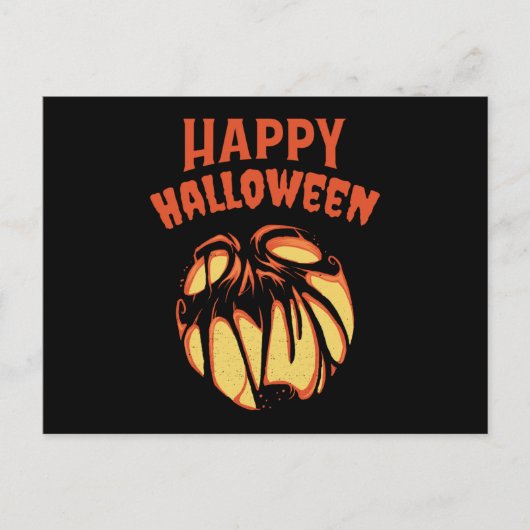 Halloween Jack o'Lantern pomkin Briefkaart (Voorkant)