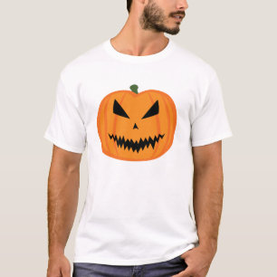 Halloween Jack O'Lantern pompoen kwaad T-shirt