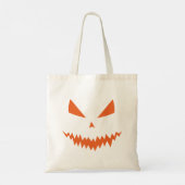 Halloween Jack O'Lantern pompoen sinaasappel kwaad Tote Bag (Achterkant)