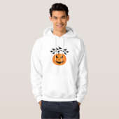 Halloween Jack O'Lantern pompoen vleermuizen Hoodie (Voorkant volledig)