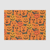 Halloween Jack o'lantern Pumpkin Tissuepapier (Voorkant)