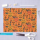 Halloween Jack o'lantern Pumpkin Tissuepapier (Craft)
