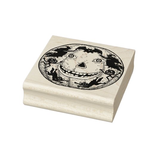  Halloween Jack O'Lantern Stamp Rubberstempel (Stempel)