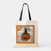 Halloween Jack O'Lantern Trick or treat Tote Bag (Achterkant)