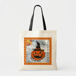 Halloween  Jack O'Lantern Trick or treat Tote Bag