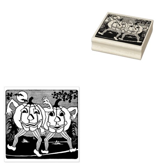  Halloween Jack O'Lantern Twins Stempel (Gestempeld)