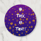 Halloween Jack Pumpkins Bedankjes Labels (Achterkant)