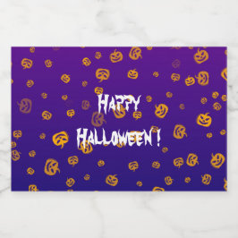 Halloween Jack Pumpkins Likeurfles Etiket