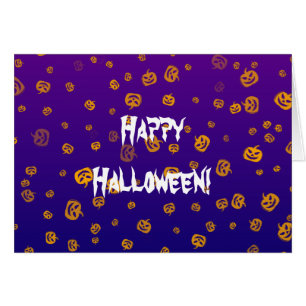 Halloween Jack Pumpkins Wenskaart
