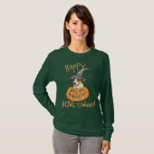 Halloween Jack Russell Terrier Long Sleeve T-Shirt (Voorkant volledig)