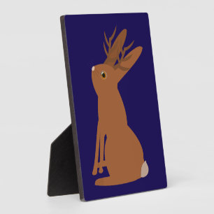 Halloween Jackalope Snoep of een Leuke Streek Fotoplaat