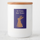 Halloween Jackalope Trick or treat Custom Voedselcontainer Etiket (Voorkant)