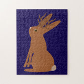 Halloween Jackalope Trick or treat Legpuzzel (Verticaal)