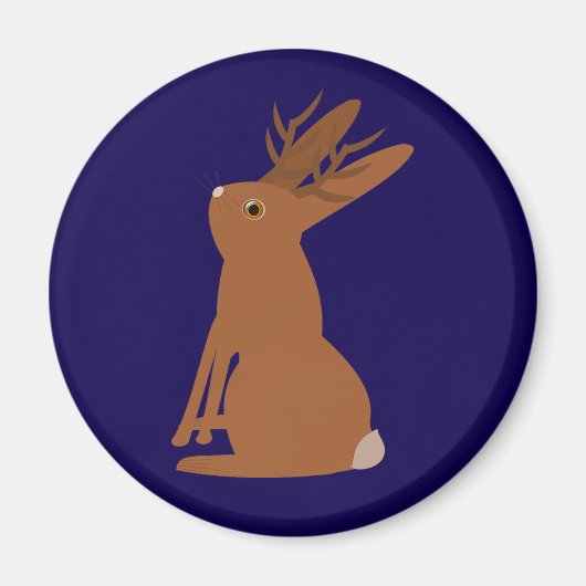 Halloween Jackalope Trick or treat Magneet (Voorkant)