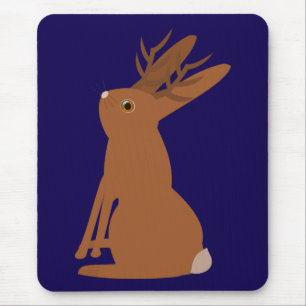 Halloween Jackalope Trick or treat Muismat