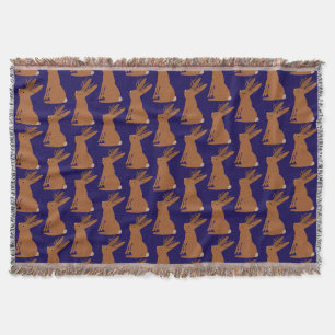 Halloween Jackalope Trick or treat Patroon Deken