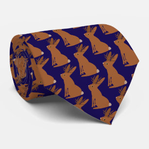Halloween Jackalope Trick or treat Patroon Stropdas