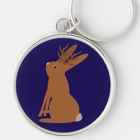Halloween Jackalope Trick or treat Sleutelhanger (Voorkant)