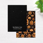 Halloween Jackolantern Oorbel Display Kaart (Bureau)