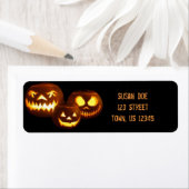 Halloween Jackolantern Spooky Festive Return Etiket (Insitu)