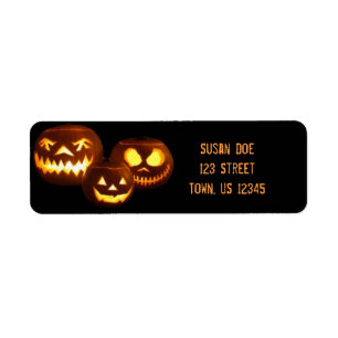 Halloween Jackolantern Spooky Festive Return Etiket