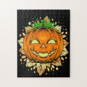 Halloween Jackolantern Spooky Pumpkin Legpuzzel (Verticaal)