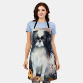 Halloween Japanse kin met pompoenen eng Schort (Gedragen)