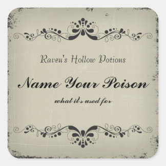  Halloween Jar Sticker Label