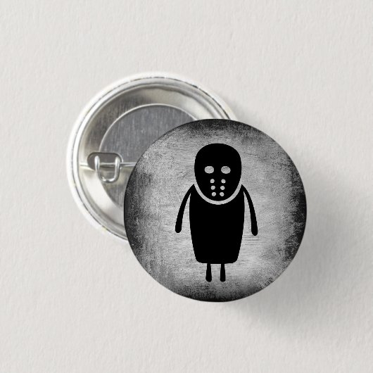 Halloween "Jason" Button (Voorkant /achterkant)