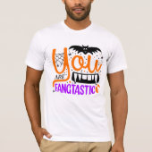 Halloween Je bent een Fangtastische spektakelvlek T-shirt (Voorkant)