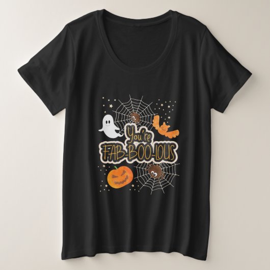 Halloween je bent geweldig grote maat t-shirt (Design voorkant)