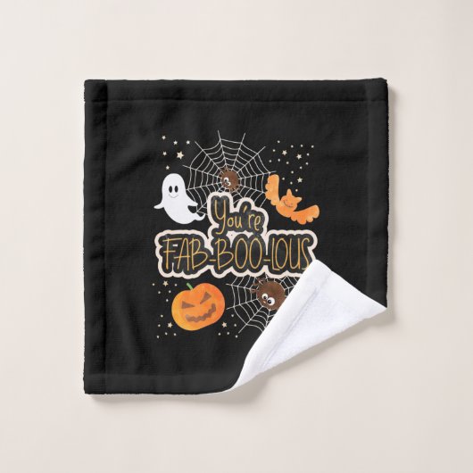 Halloween je bent geweldig washandje (Wasdoekje)