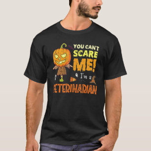 Halloween Je Cant Scare Dierenarts Grappig T-shirt