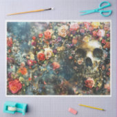 Halloween Jeweled Skeleton Tissuepapier (Craft)