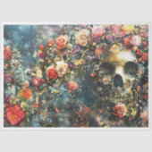 Halloween Jeweled Skeleton Tissuepapier (Voorkant)