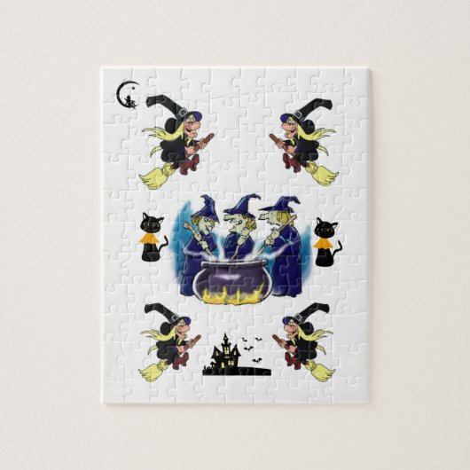 Halloween Jigzaag Puzzle Legpuzzel (Verticaal)