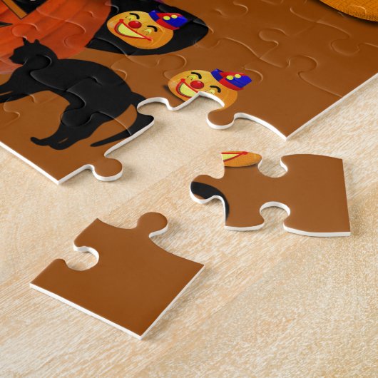 Halloween Jigzaag Puzzle Legpuzzel (Zijkant)