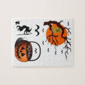 Halloween Jigzaag Puzzle Legpuzzel (Horizontaal)