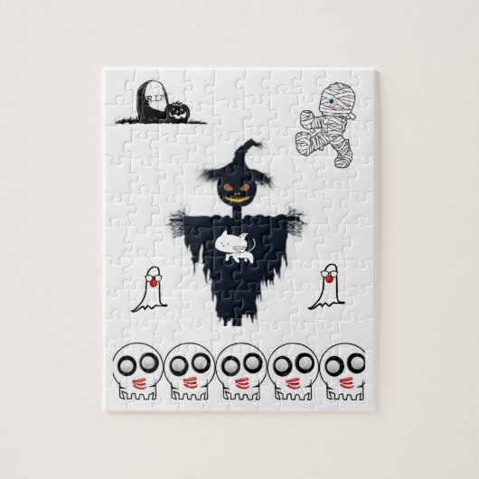 Halloween Jigzaag Puzzle Legpuzzel (Verticaal)
