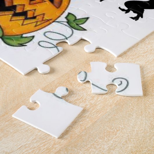 Halloween Jigzaag Puzzle Legpuzzel (Zijkant)