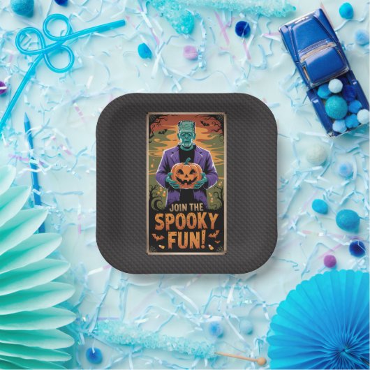 Halloween - Join the spooky Fun Papieren Bordje (Feest)
