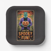 Halloween - Join the spooky Fun Papieren Bordje (Voorkant)